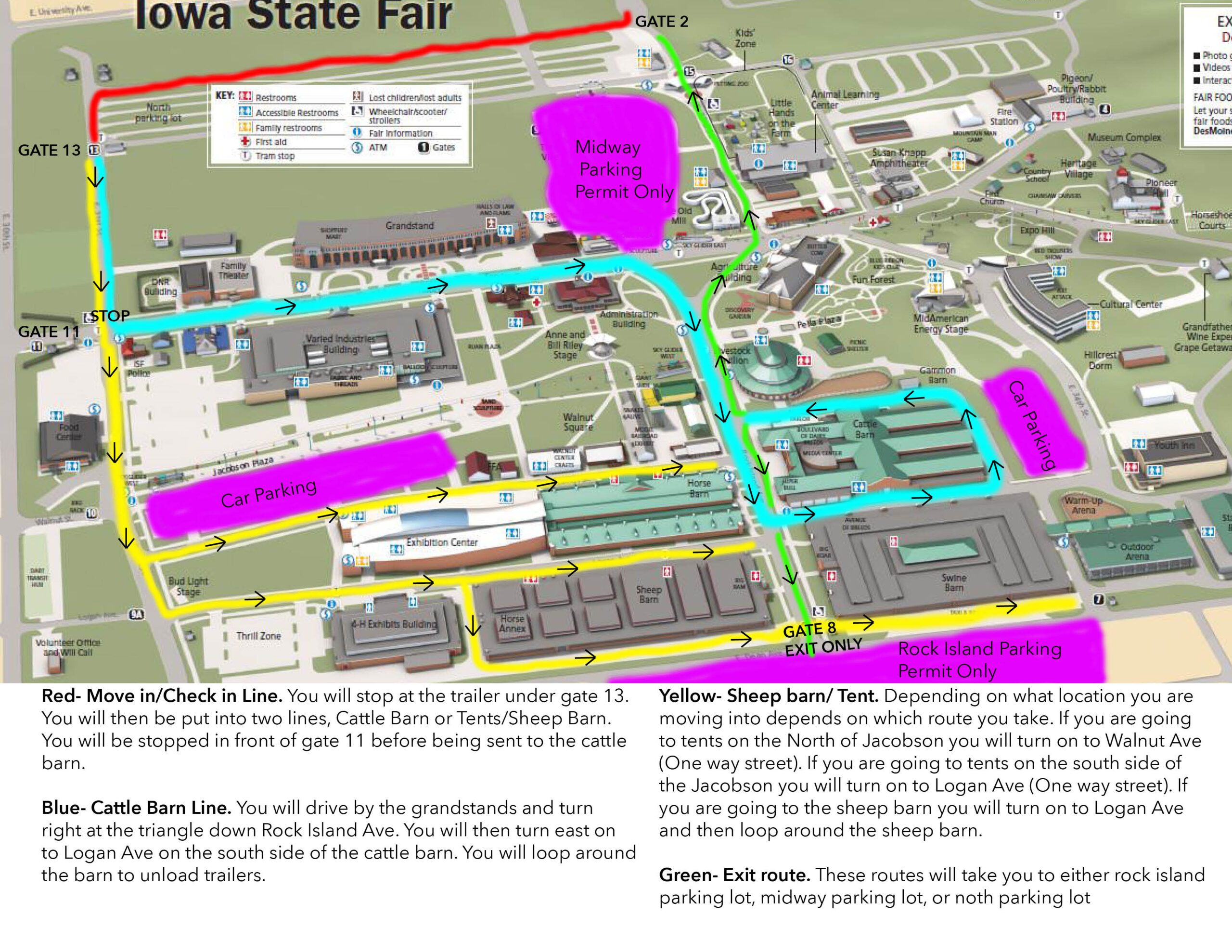 Jr Weekend Move-In Map